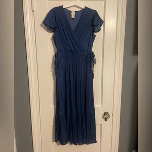 Joie Deep Blue Maxi Dress Size Medium